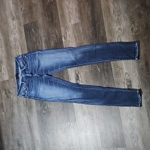 Womens Buckle Black skinny jeans